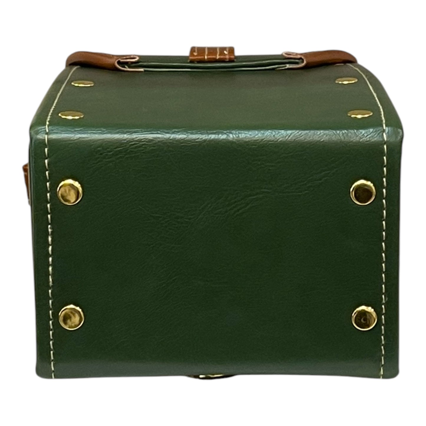 Handmade French Vegan Leather Handbag – Elegant 16x13x9 Design